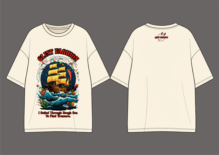 DTF ROUND NECK (ROUGH SEA)