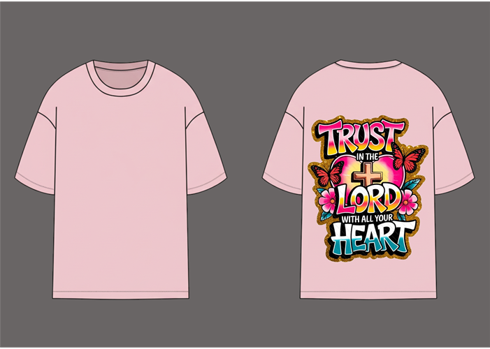 DTF ROUND  NECK (TRUST IN THE LORD)