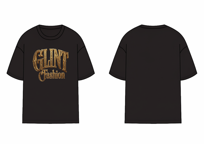 DTF ROUND NECK (GOLD GLINT FASHION)