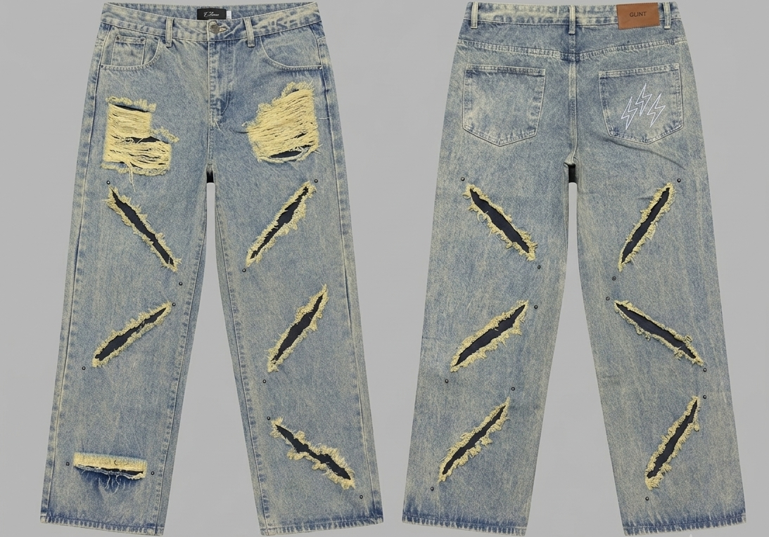 GLINT CRAZY LONG JEANS 
