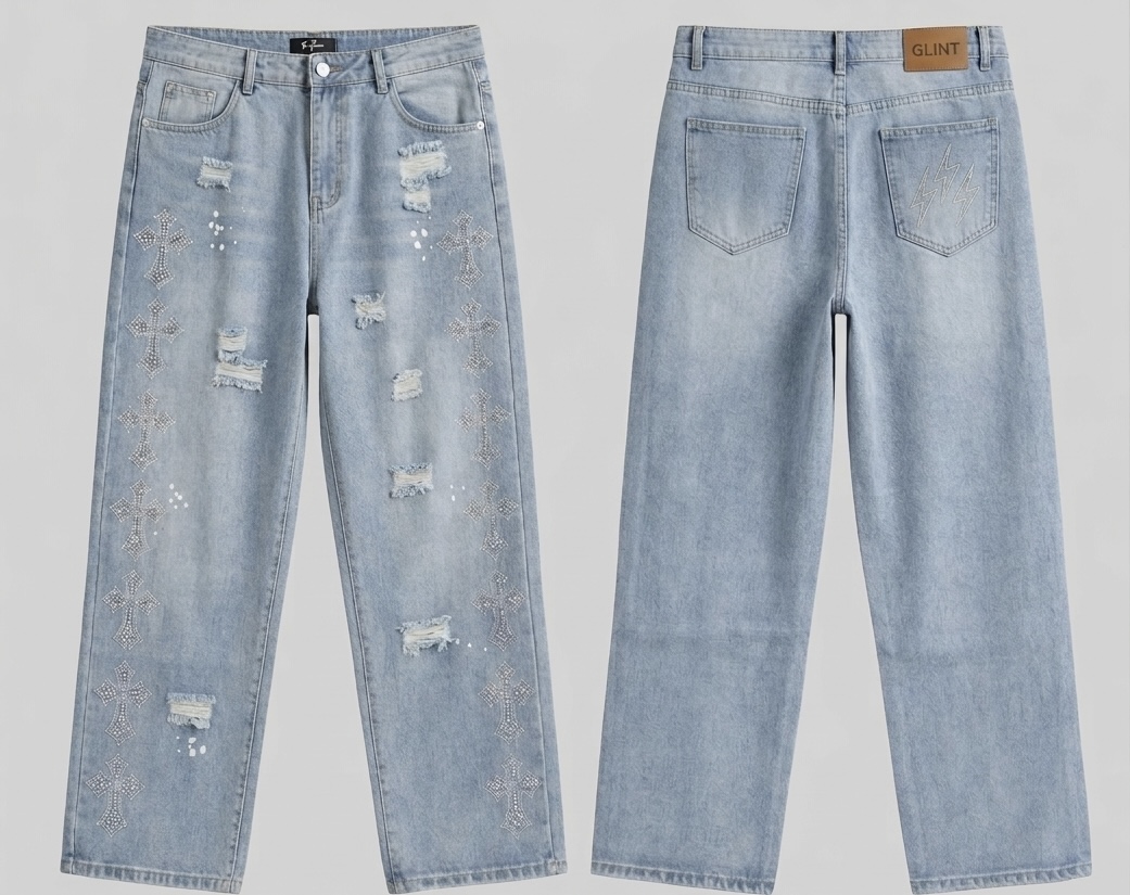 GLINT CROSS JEANS 