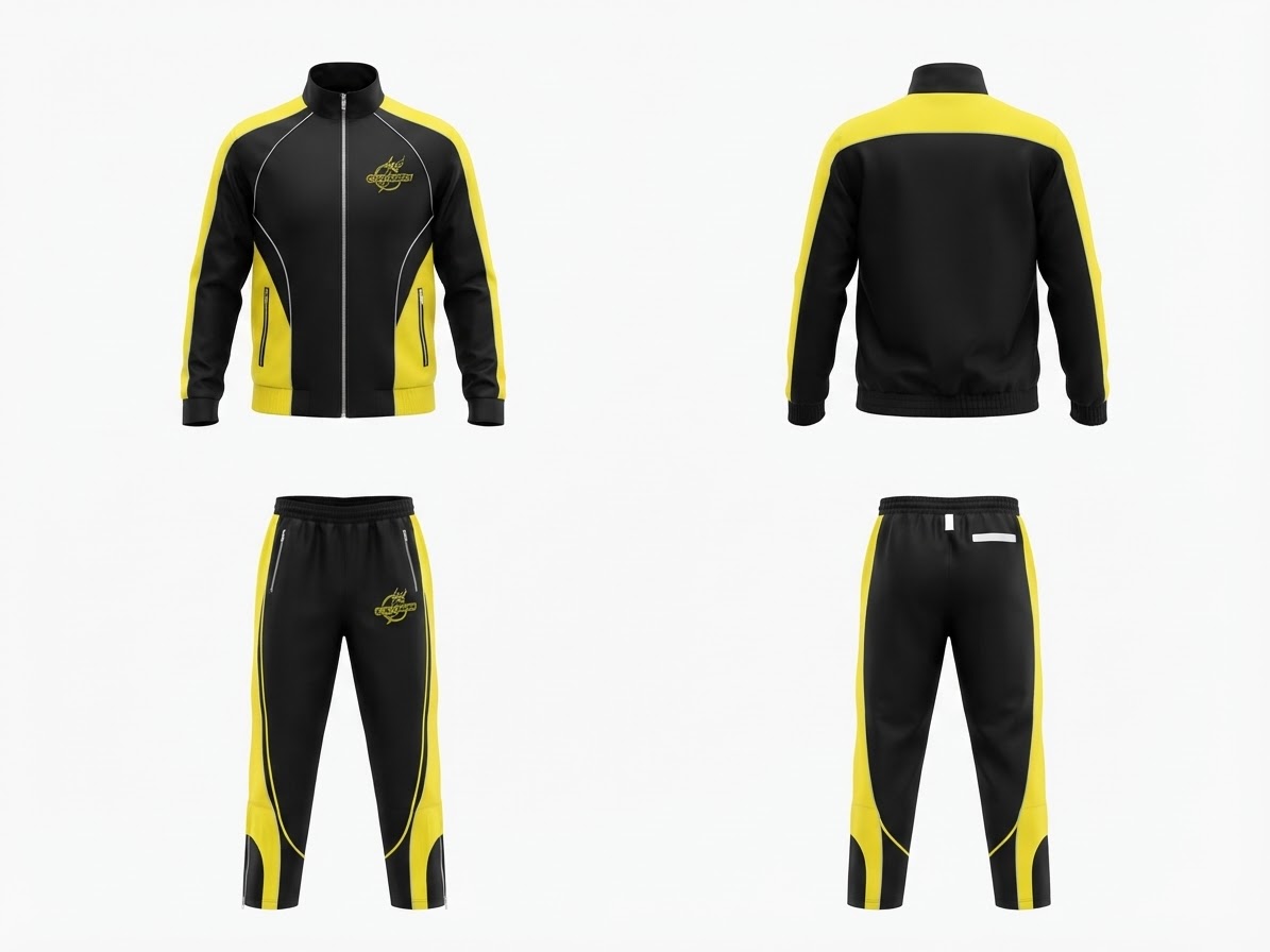 GLINT EMBROIDERY TRACKSUIT