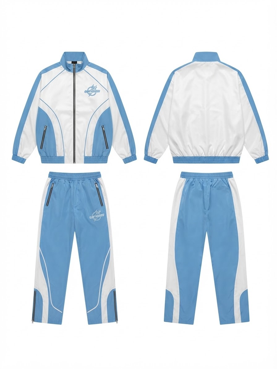 GLINT EMBROIDERY TRACKSUIT