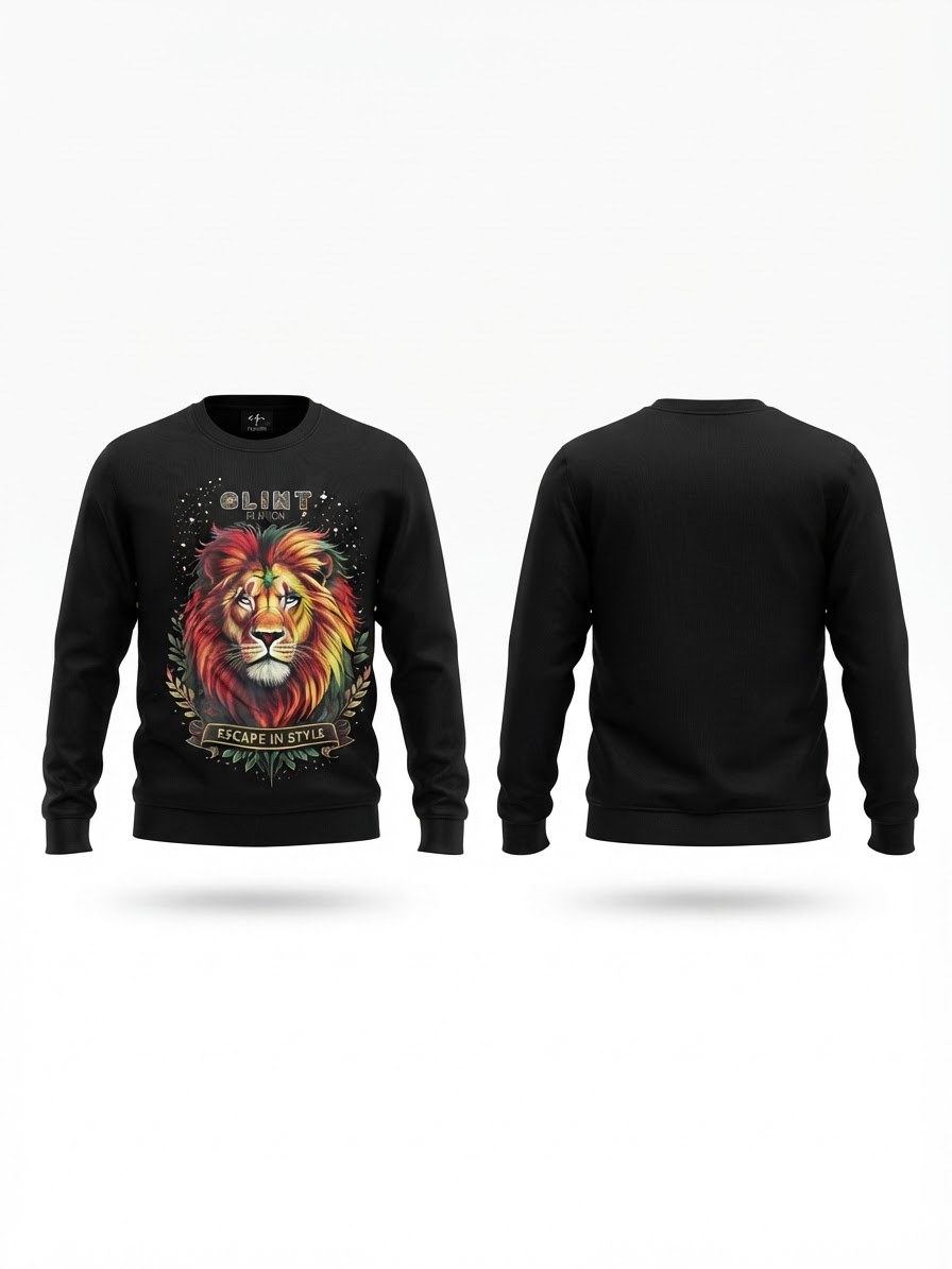 DTF SWEATSHIRT  (LION HEAD)
